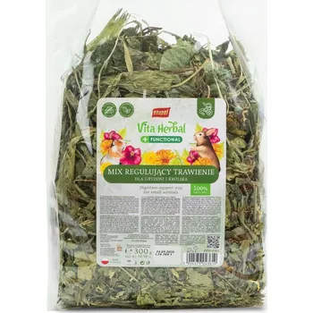 Krmivo pro hlodavce Vita Herbal Funkční směs pro regulaci trávení pro hlodavce a králíky, 300 g