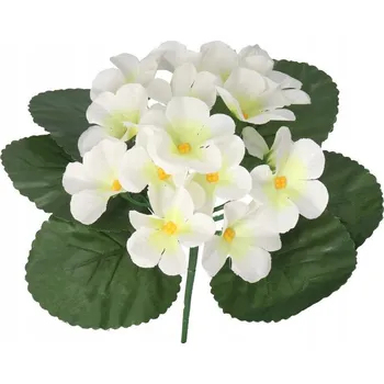 umělá květina UMĚLÉ KVĚTINY JAKO ŽIVÉ FIALKA FIALKY VYSOKÁ KVALITA 20 CM