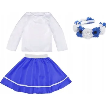 Karnevalový kostým KOSTÝM NA VYSTOUPENÍ SUKNĚ VĚNEC 98-110