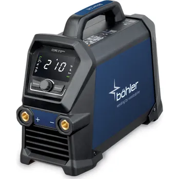 Svářečka BÖHLER Welding CORE 210 MMA 1x230V - vč. elektrodového a zemnícího kabelu + prodloužená záruka 5 let
