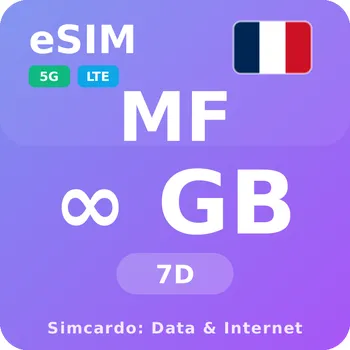 SIM karta Svatý Martin Neomezený Mobilní Internet - eSIM 7 dní datová SIM karta (esims_ULE_7D_ME_V2)