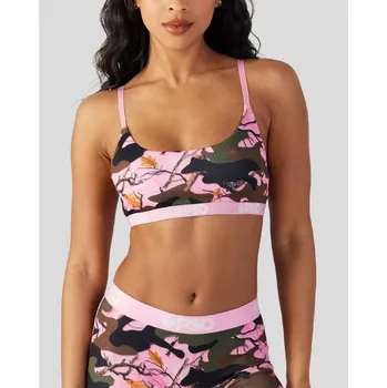 Souprava dámského spodního prádla PSD Stealth Woods Women Scoop Bralette Velikost: XS 2244T1007