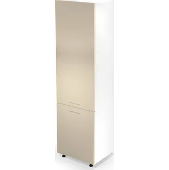 Kuchyňská linka Dolní vysoká skříňka MARCIE DL-60/214, dvířka: béžový lesk + vyzvednutí ZDARMA