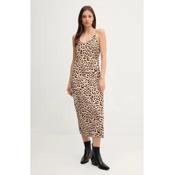 Dámské šaty Šaty Dkny DJ5D9053 béžová 02X, vel. L