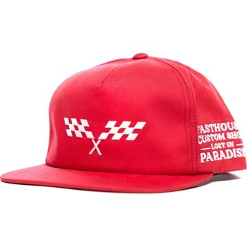 Fasthouse Getaway Hat Red 600044-40-00