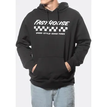 Fasthouse Apex Hooded Pullover Black Velikost: XL 125005-00-11
