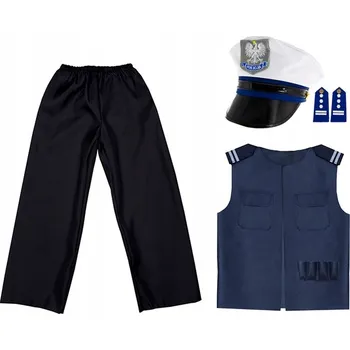 Karnevalový kostým Kostým policista kostýmově_pl vel. 146-158