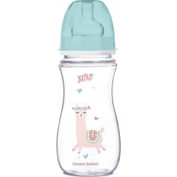 Kojenecká láhev Kojenecká láhev anti-colic Canpol Easystart s rychlým průtokem 300 ml 12+ 35/222_gre