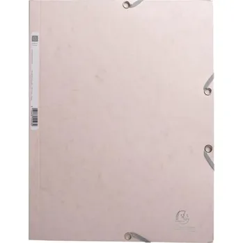 Exacompta spisové desky s gumičkou a štítkem Skandi A4 - lososová