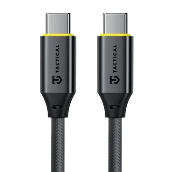 Datový kabel Datový kabel Tactical Fast Rope ARAMID 2.0. USB-C/USB-C 2m černý