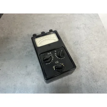 Multimetr Metra Vintage retro starý přenosný multimetr Avomet DU 10 Voltmetr měření napětí , proudu a odporu