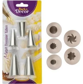 Koncovky na zdobení 5 druhů - Gunthart | Cukrářské potřeby