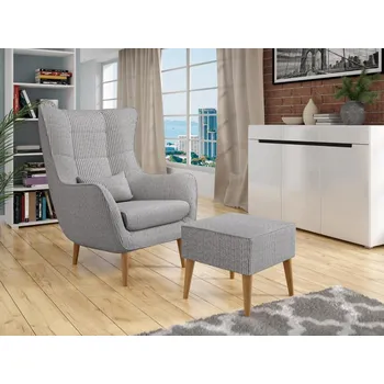 Křeslo Mirjan24 Florence s podnožkou