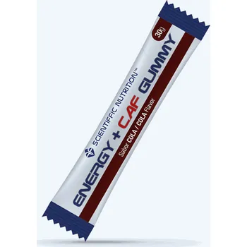 Cukrovinka Scientiffic Nutrition Energetické gumové bonbony s kofeinem 3x10 g (cola)
