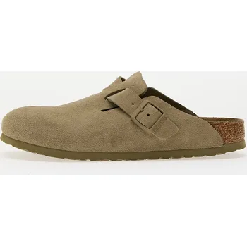 Pánská móda Tenisky Birkenstock Boston Suede Leather Faded Khaki EUR 41