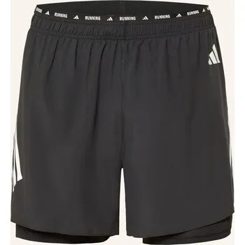 Pánské kraťasy Adidas Pánské Běžecké Šortky 2 V 1 adi365, černá / bílá, 46
