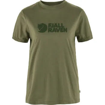 Dámské tričko tričko dámské FJÄLLRÄVEN Fjällräven Logo Tee W, Green - XL