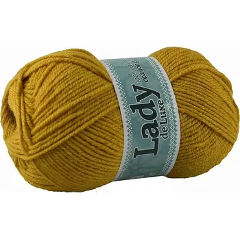 Příze Příze Lady de luxe 1115 hořčice