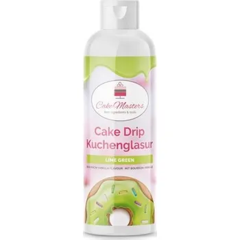 Cake drip limetková zelená 250g - Cake Masters