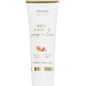 Tělový krém Venira Krém na ruce krém na ruce Mango and lychee 30 ml