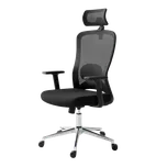 Kancelářská ergonomická židle Neoseat ZENA — černá, nosnost 150 kg