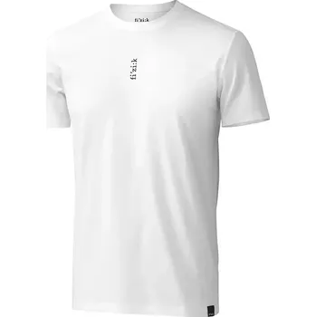 Pánské tričko Fizik Fizik Triko s krátkým rukávem White Vertical Logo velikost S