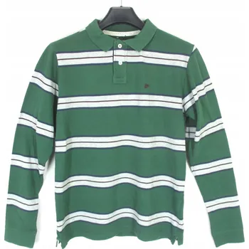 Pánské tričko Tričko s dlouhým rukávem LEE Stripe Polo - velikost M