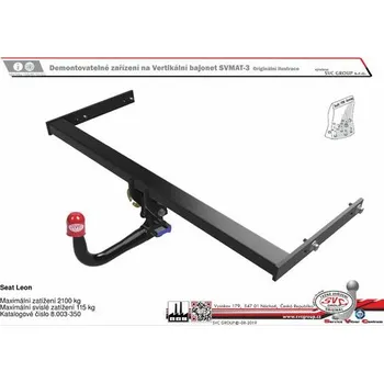 Tažné zařízení Tažné zařízení Seat Leon 08/2023-> SV 8.003-350, SVC GROUP