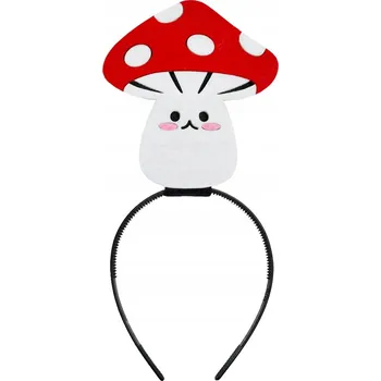 Čelenka ČELENKA MUCHOMŮRKA KOSTÝM HŘÍBEK PŘEVLEK NA PODZIMNÍ PLES KARNEVAL PLSTĚNÁ