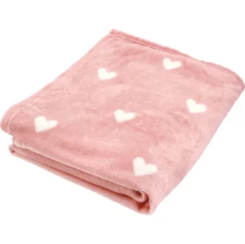 deka LIVARNO® Hebká deka, 130 x 160 cm (světle růžová)