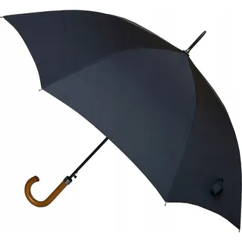 F.P.Parasol automatický dlouhý skládací deštník s pouzdrem, černý