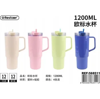 Termohrnek Termohrnek 1200 ML s brčkem na nápoje