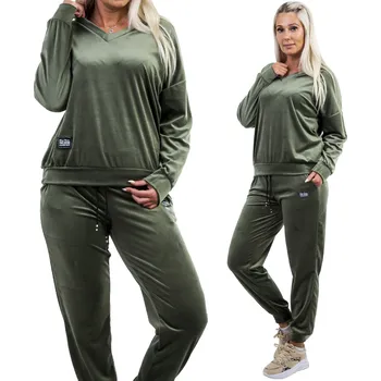 Podprsenka Z407 TEPLÁKOVKA TEPLÁKOVKA S NÁŠIVKOU KHAKI vel. 56 (8XL)
