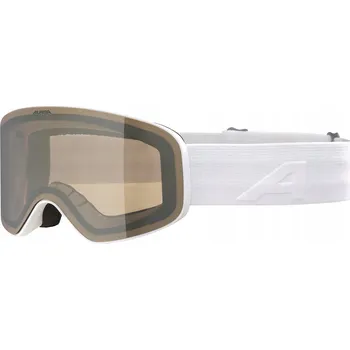 Lyžování Dětské lyžařské brýle Alpina Fernie Q-Lite white matt/ gold OS