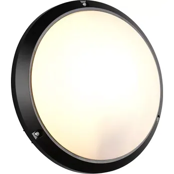 Venkovní osvětlení Trio Leuchten R26931632 AMBATO - Nástěnné černé venkovní svítidlo, 1 x E27, IP65, 27cm (Venkovní kulaté svítidlo na zeď nebo strop v černé barvě)