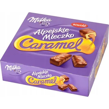 Čokoláda Čokoládové bonbóny Milka mléčné s karamelovou náplní 350 g