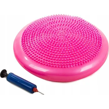 Masážní ježek disk beret cvičení fitness FIT balanční podložka PINK hit posilovny