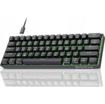 Klávesnice Mechanická klávesnice Dierya DK61SE 60% Brown Switch QWERTY