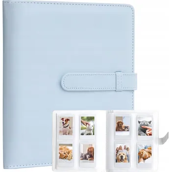 ALBUM NA FOTKY INSTAX MINI FUJIFILM MODRÝ 256 KAPES MALÝ POLAROID