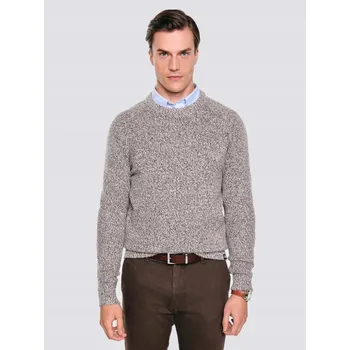 Pánský svetr Big Star svetr hnědý kulatý velikost XXL