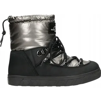 Dámská obuv Dámské sněhule Relaks černo-stříbrné vel. 37