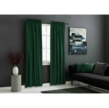 Zatemňovací závěs s řasící páskou "BLACKOUT" VIGO 135x250 cm, zelená, (cena za 1 kus) MyBestHome