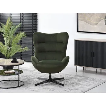 Křeslo Otočné křeslo ARELON - zelené / černé