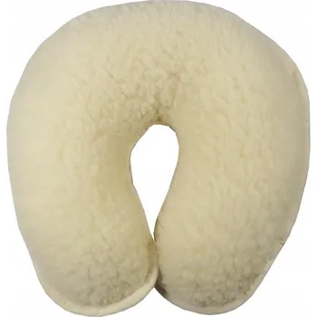 Polštář Polštář z ovčí vlny Natur - podkova