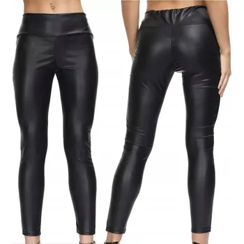 Dámské legíny Temptly dámské legíny Sexy imitace kůže dlouhé univerzální velikost