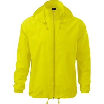 Dámská cargo bunda Unisex větrovka ALTISPORT NoPrint NP/ALU425 NEON YELLOW S