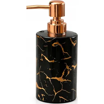 Dávkovač mýdla Ruční dávkovač mýdla stojací Msanit 200 ml černý, zlatý