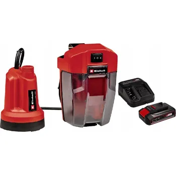 Čerpadlo EINHELL PONORNÉ ČERPADLO GE-SP 18 LL Li 4181560 SADA + AKUMULÁTOR 2,5AH