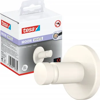 Věšák Háček do koupelny na ručník tesa Moon bílý