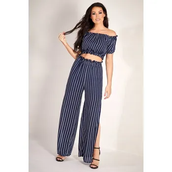 Dámské kalhoty JESSICA WRIGHT elegantní dámské kalhoty rovného střihu dlouhé modré velikost 38